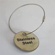Image result for Stainless Steel Conduit Tags