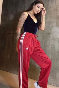 Image result for Red Adidas Pants Outfits