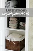 Image result for Small Bathroom Organization Ideas