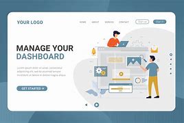 Image result for Dashboard Landing Page Design