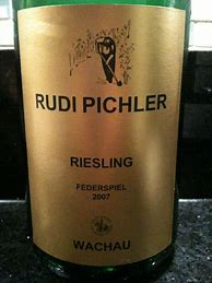 Image result for Rudi Pichler Riesling Federspiel