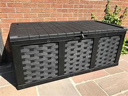 Image result for Plastic Outdoor Storage Box