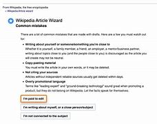 Image result for Wikipedia Page Example