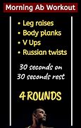 Image result for Ab Workout Plan Printable