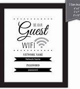 Image result for Wi-Fi Password Sign Printable PDF