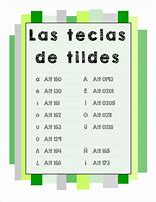Image result for Tildes En Espanol