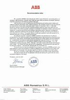 Image result for ABB Letter Template Low Voltage Equipment