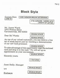 Image result for Full Block Format Complaint Letter