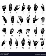 Image result for Hand Signs for Deaf People