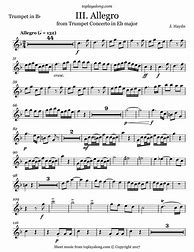 Image result for Sheet Music for Trumpet