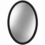 Image result for Oval Mirror Black Frame
