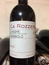 Image result for Ca' Rozzeria Langhe Nebbiolo