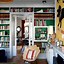 Image result for Bookshelves with Painted Backs