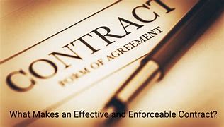 Image result for Enforceable Contract