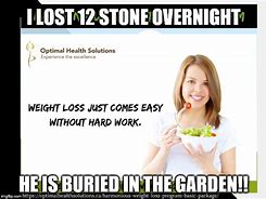 Image result for 1 Stone Lost Meme