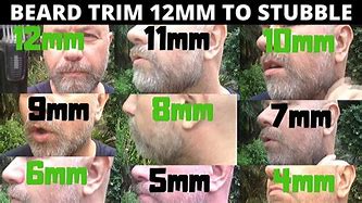 Image result for Beard Length mm
