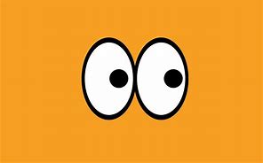 Image result for Cartoon Eyes with Orange Background