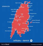 Image result for Lefkas Greece Map