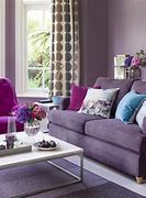 Image result for Living Room Ideas with Purple Sofa