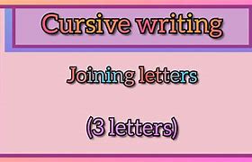 Image result for Cursive Vowels