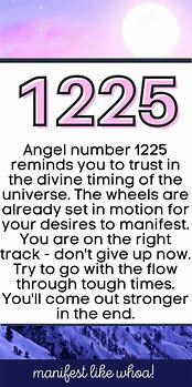 Image result for 1225 Meaning
