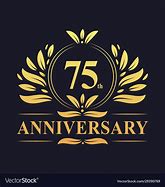 Image result for 75th Anniversary Logo Design