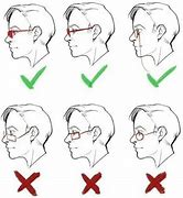 Image result for Anime Glasses Side View