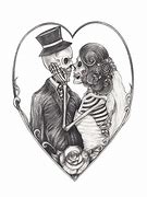Image result for Black and Red Sugar Skulls Couples