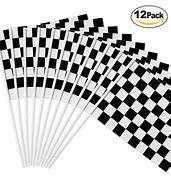 Image result for Checkered Stick Flags