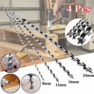 Image result for Long Wood Auger Drill Bits