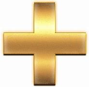 Image result for Clip Art of Gold Plus Sign