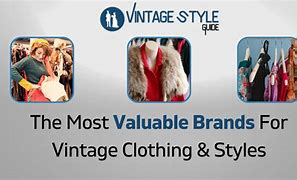 Image result for Vintage Clothing Brands