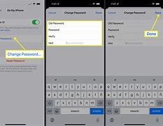Image result for Change Notes Password iPhone