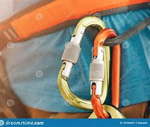 Image result for Carabiner and Strap Mountain Climbing