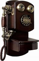 Image result for Brown Wall Rotary Phone