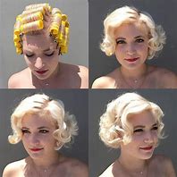 Image result for Short Hair Rollers