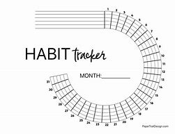 Image result for Habit Tracker Circle