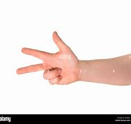 Image result for Three Sign Gesture