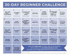 Image result for Beginner Workout Challenge