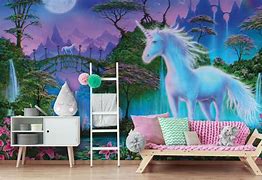 Image result for Unicorn Wallpaper for Bedroom