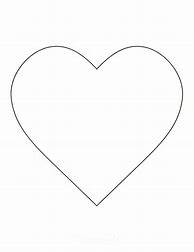 Image result for Blank Heart Printable