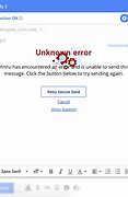 Image result for Email Error Message