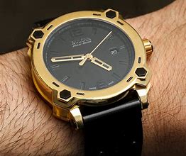 Image result for Men's 24K Gold Watches