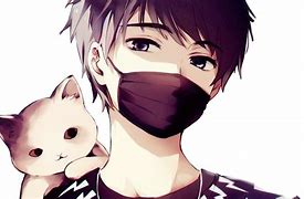 Image result for Anime Boy with Face Mask