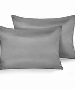 Image result for Gray Satin Pillowcase