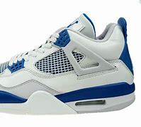 Image result for Jordan 4 Blue and White