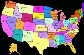 Image result for Us Map without State Names