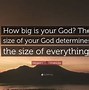 Image result for How Big Is God