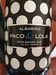 Image result for Paco y Lola Albarino Rias Baixas