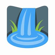 Image result for Waterfall Emoji Transparent